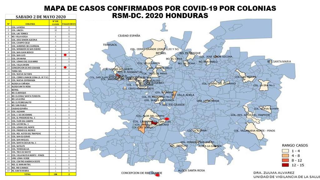 Estas colonias y residenciales se suman a casos positivos de covid-19 en la capital