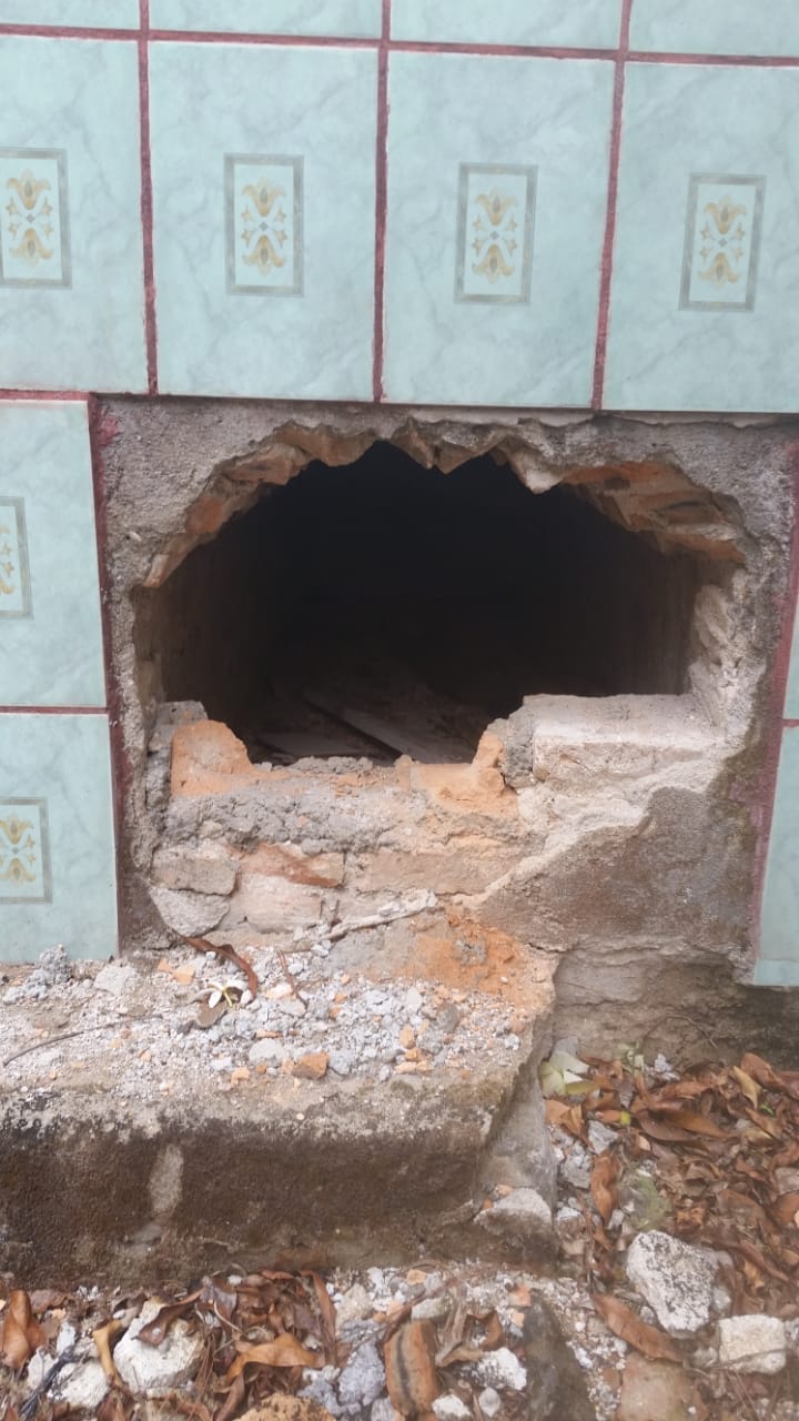 Roban esqueletos en cementerios de Erandique, Lempira