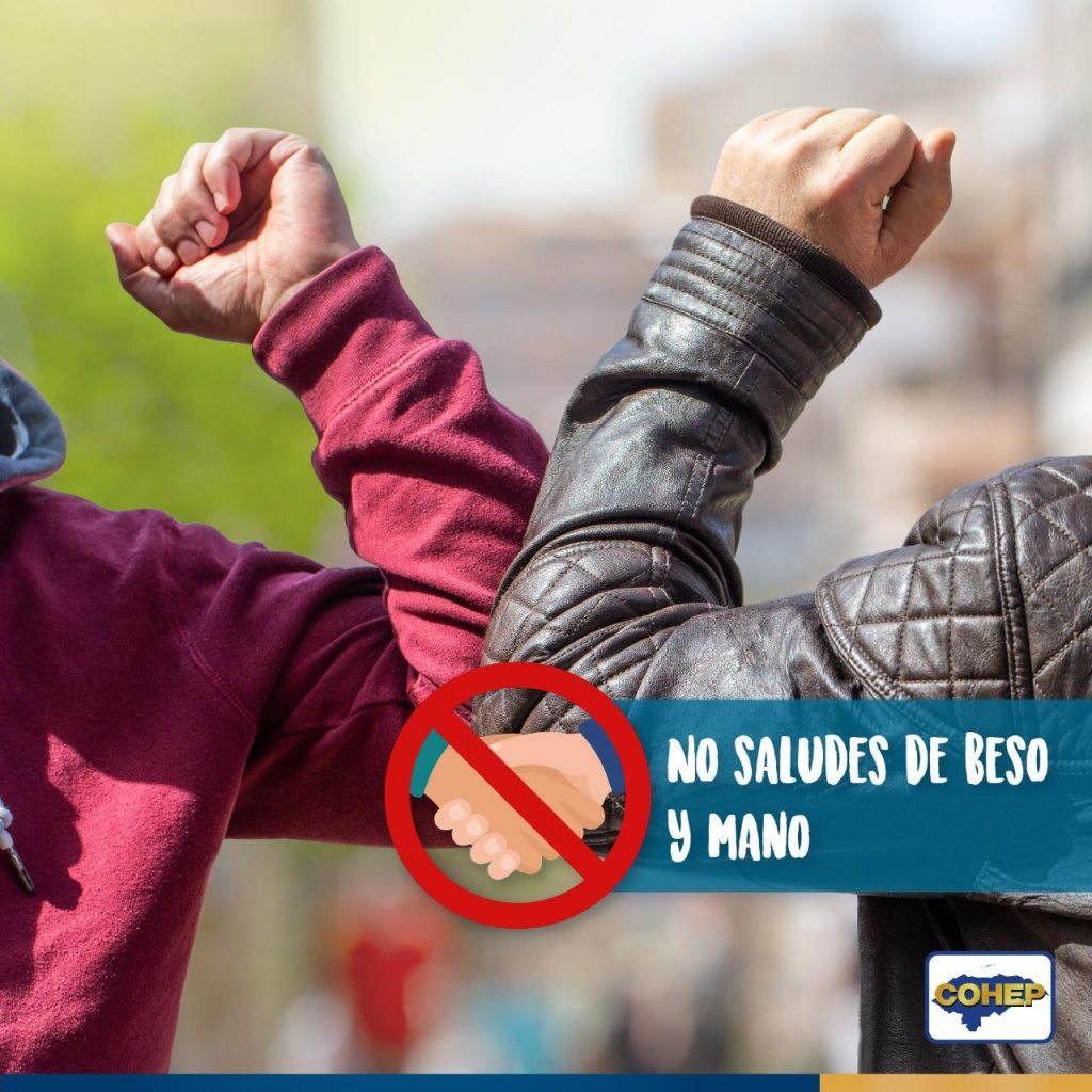 No saludar de beso y mano