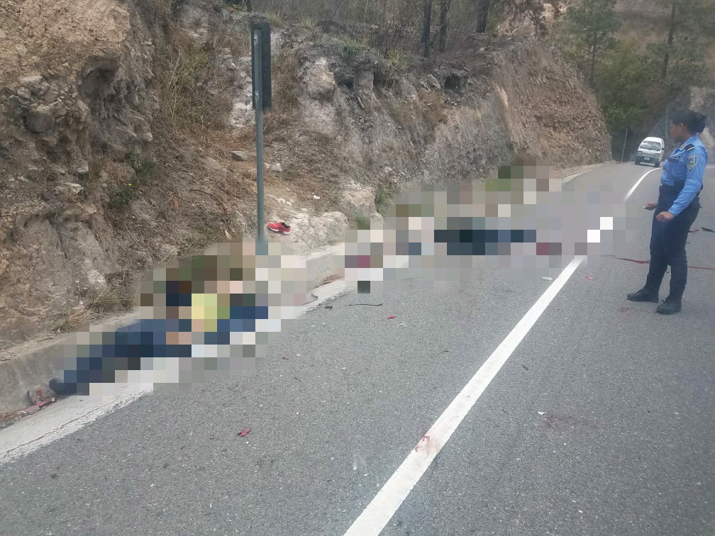 Honduras: mueren dos agentes de Tránsito en un accidente vial en la carretera CA-5