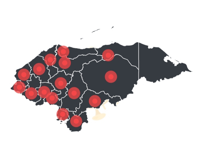 Imagen de Conozca los 60 municipios de Honduras que registran casos de coronavirus