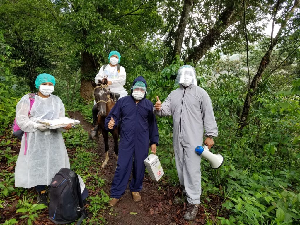 Jornada de vacunación en Honduras.