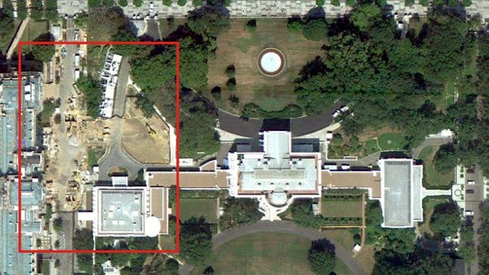 Búnker está construida bajo el ala este de la Casa Blanca. Foto Agencia