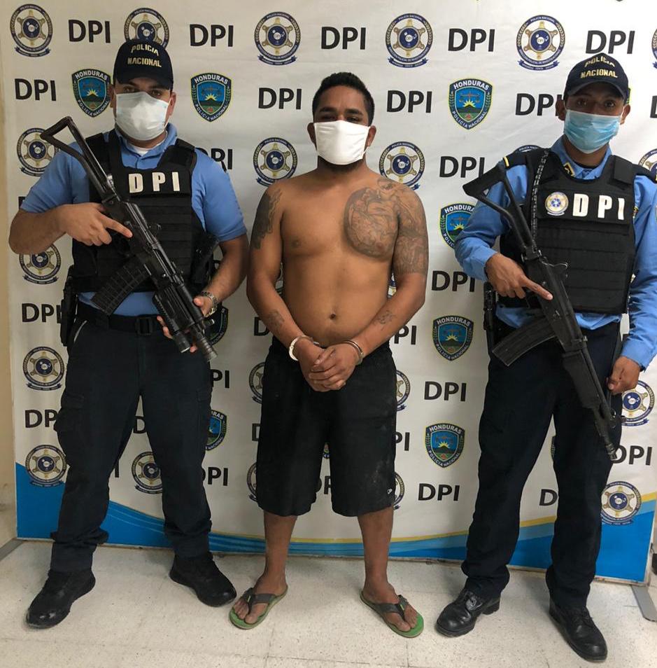 Cae alias "Michel", pandillero de la 18 acusado de secuestrar y matar a dos hermanos en San Pedro Sula
