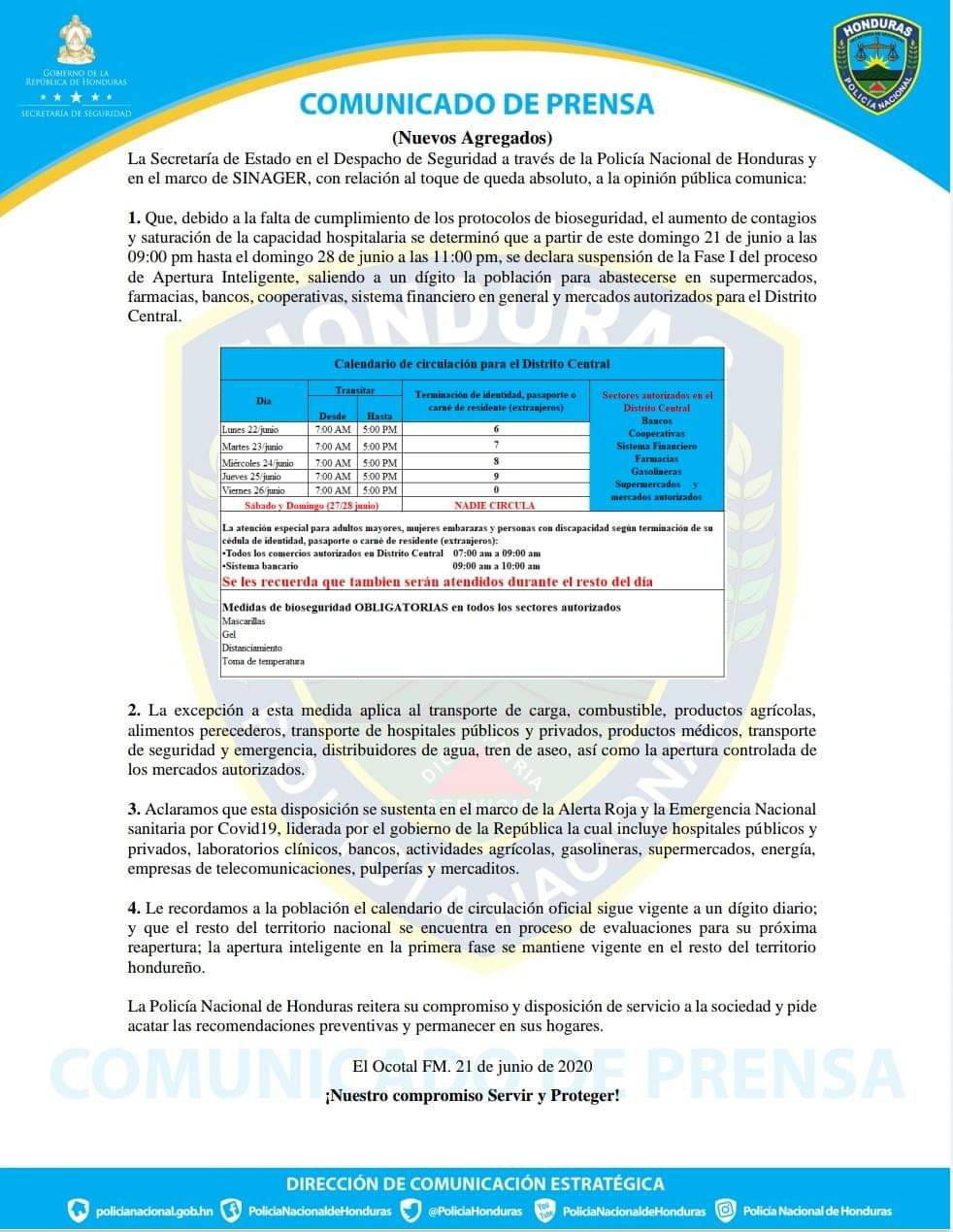 Coronavirus: ¿Qué comprende la cancelación de la fase 1 de la apertura económica en el Distrito Central?
