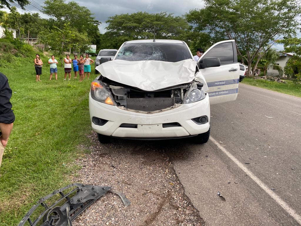 Viceministro de Salud Roberto Cosenza sufre accidente vial en Santa Bárbara