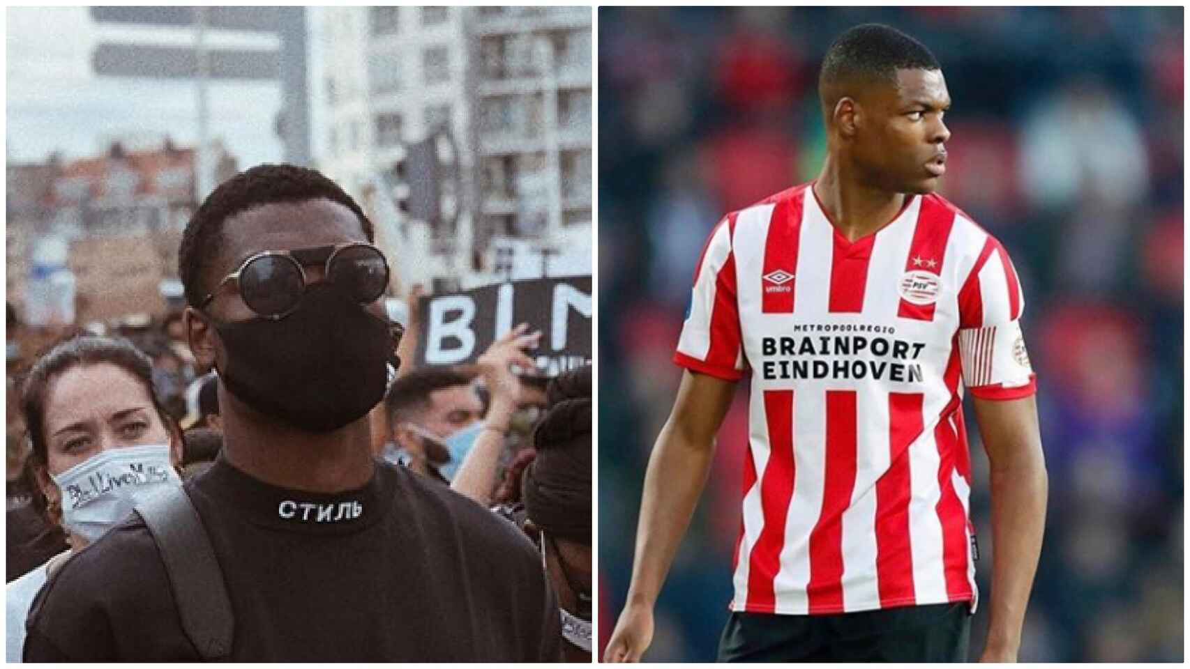 PSV separa a Denzel Dumfries de los entrenamientos grupales por ir a una protesta