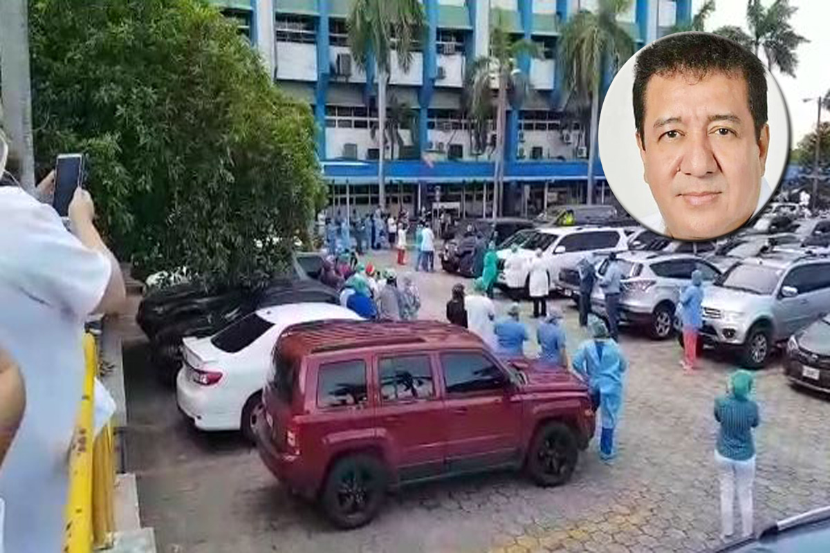 ¡Con aplausos! Así fue la despedida del médico hondureño fallecido por coronavirus