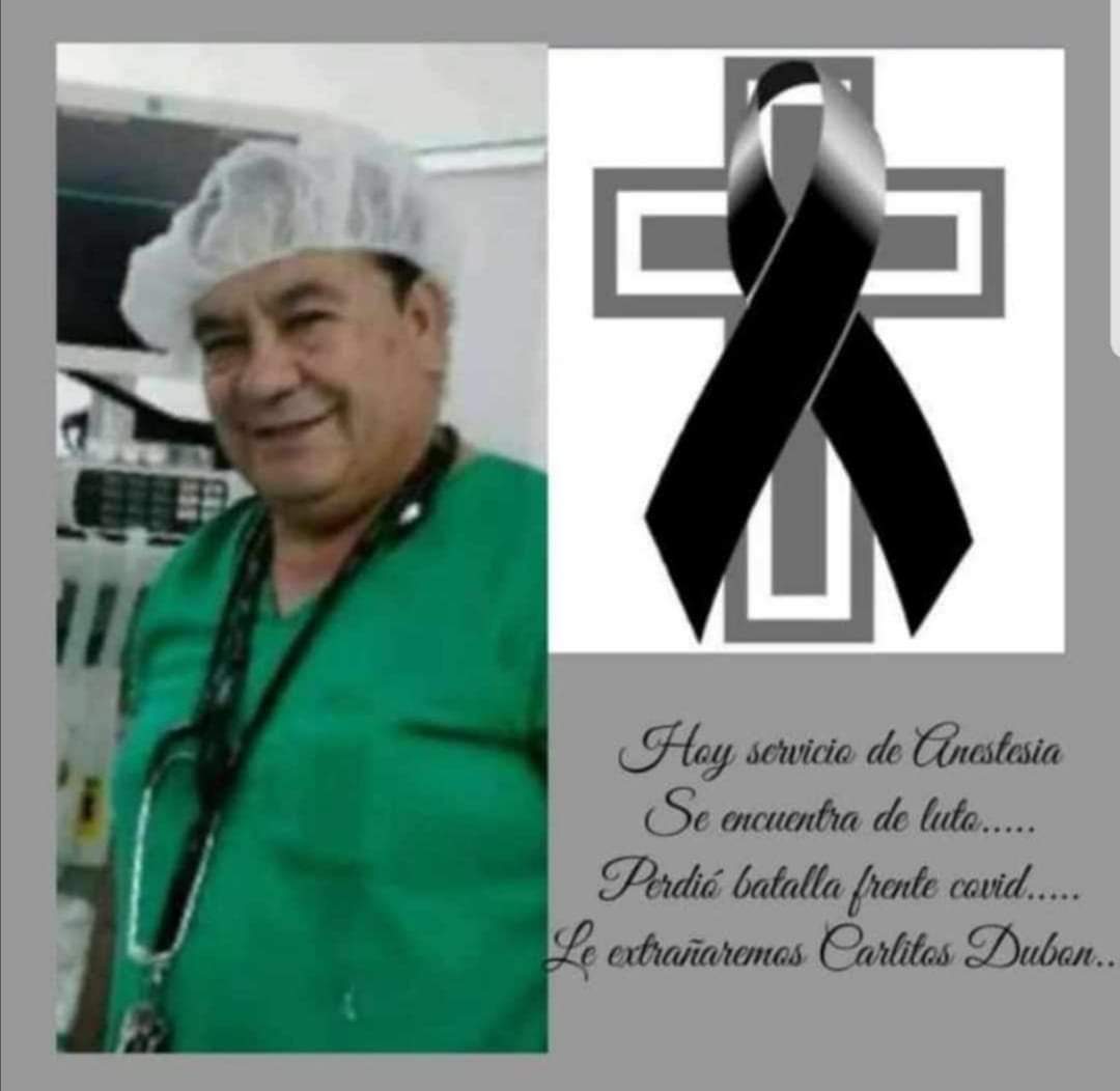 El covid-19 se cobra la vida de un anestesiólogo del IHSS de Tegucigalpa