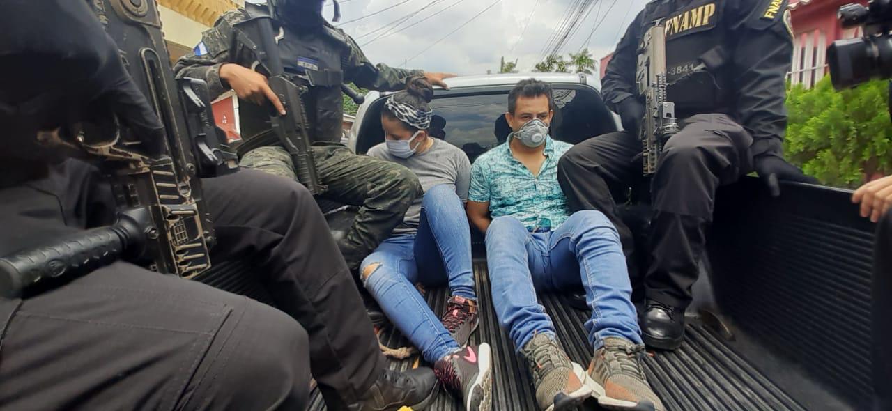 Capturan a pareja de la MS-13 con droga valorada en más de un millón de lempiras en San Pedro Sula