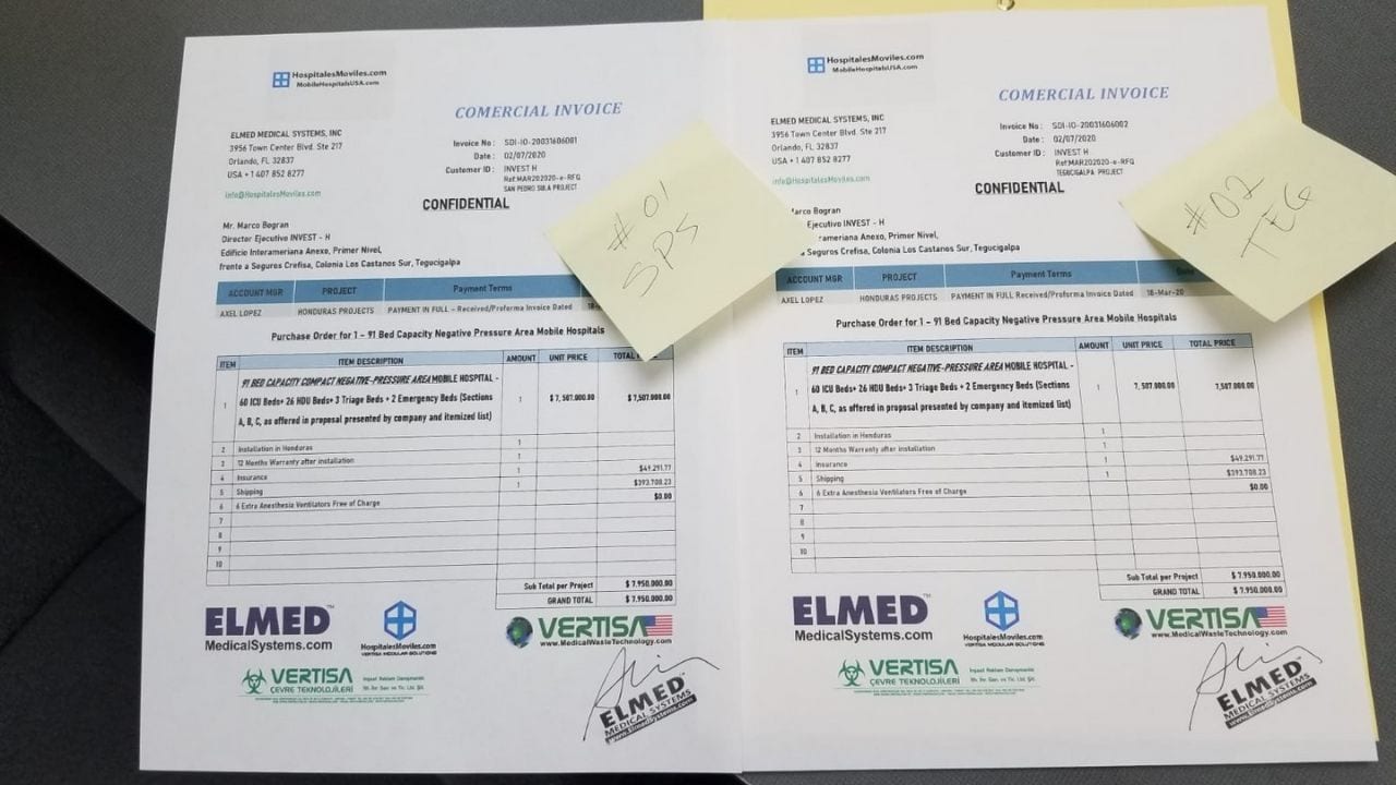 Administración Aduanera encuentra irregularidades en los montos de las facturas presentadas por Invest-H