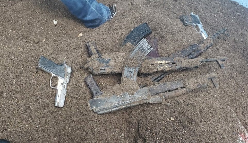 Armas de grueso calibre decomisadas