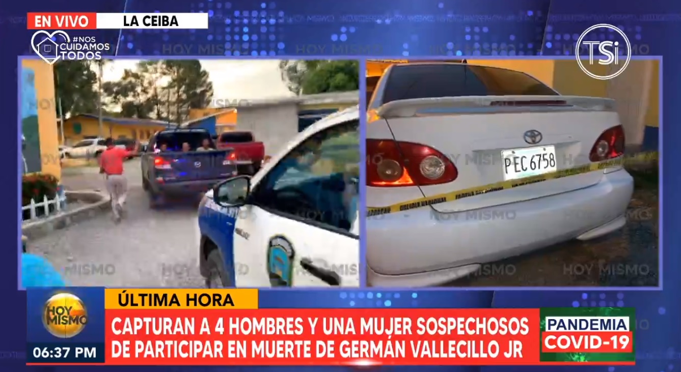 Capturan a los principales sospechosos de asesinar a periodista y camarógrafo en La Ceiba