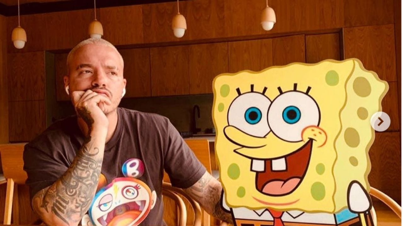 J Balvin estrenó “Agua”, tema principal de la película “Bob Esponja al rescate” y el video está pegajoso