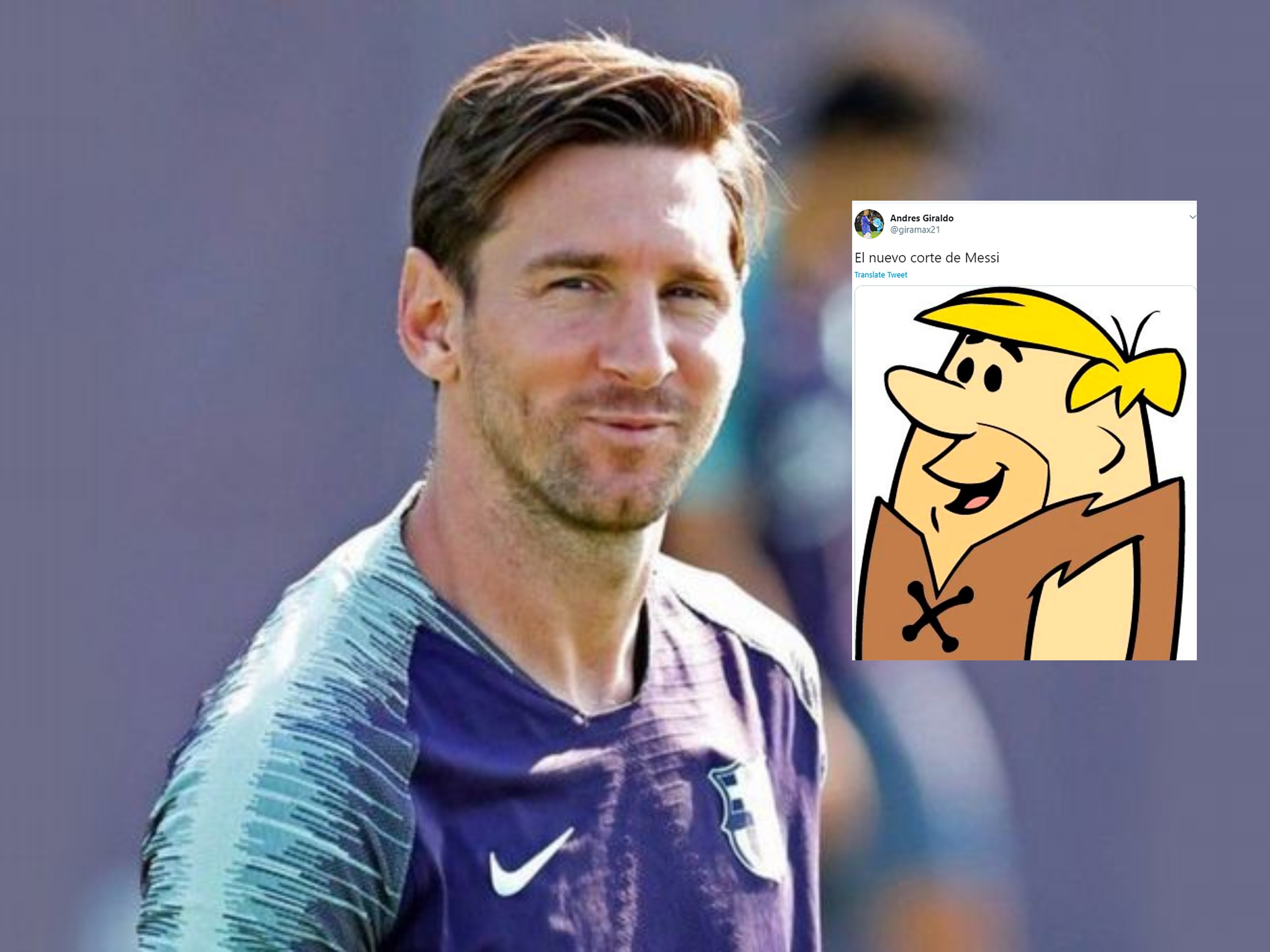 Imagen de Desde Kim Jong-un hasta Los Picapiedras, el nuevo look de Messi desató una ola de memes