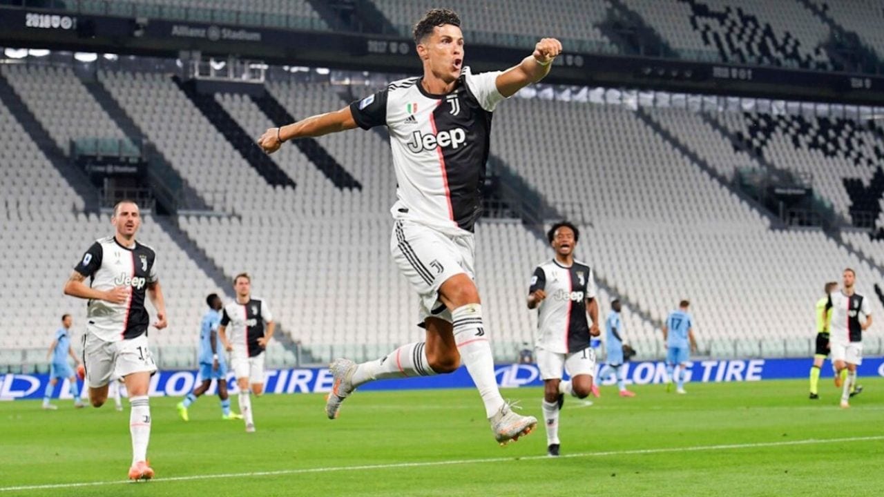 Cristiano Ronaldo sumó dos nuevos récords con su doblete ante la Lazio, mira cuáles son