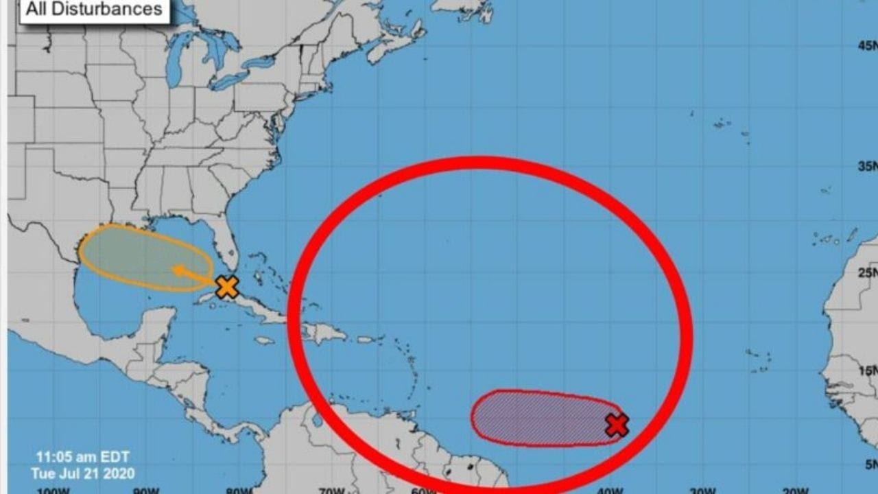 Gonzalo, la séptima depresión tropical de 2020 que se forma en el Atlántico