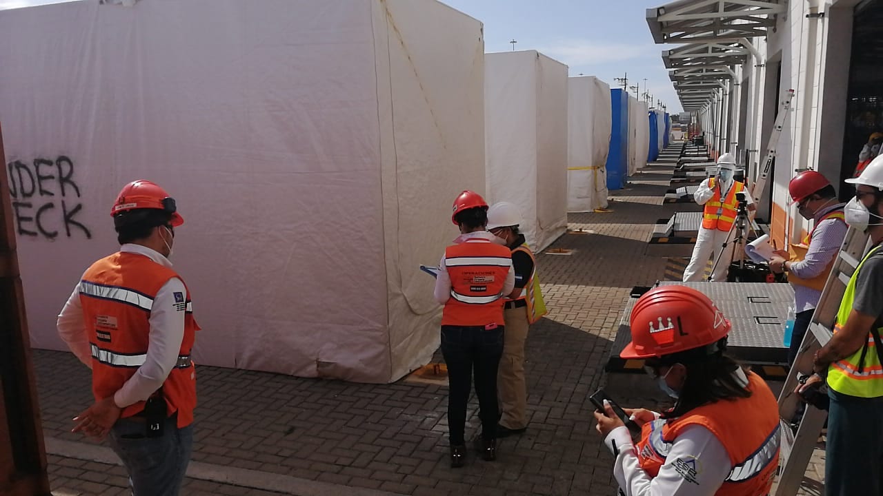 Ministerio Público inicia inspección de contenedores con hospitales móviles en Puerto Cortés
