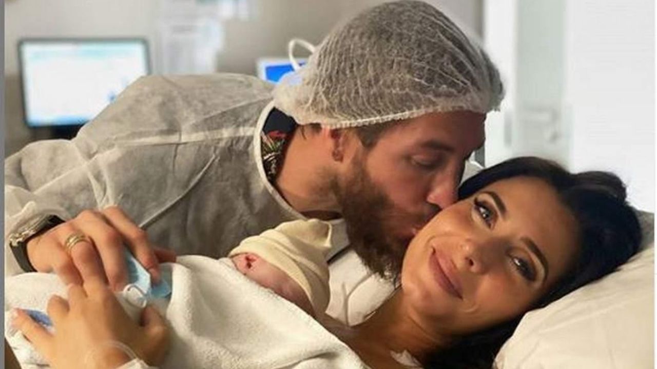 Sergio Ramos se convierte en padre por cuarta vez y el nombre de su hijo se volvió viral