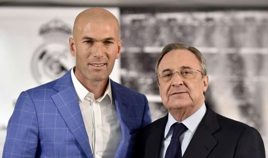 Zidane es "una bendición del cielo" para el Real Madrid, asegura Florentino Pérez