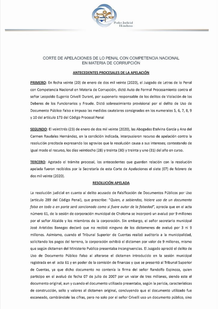 Comunicado Poder Judicial