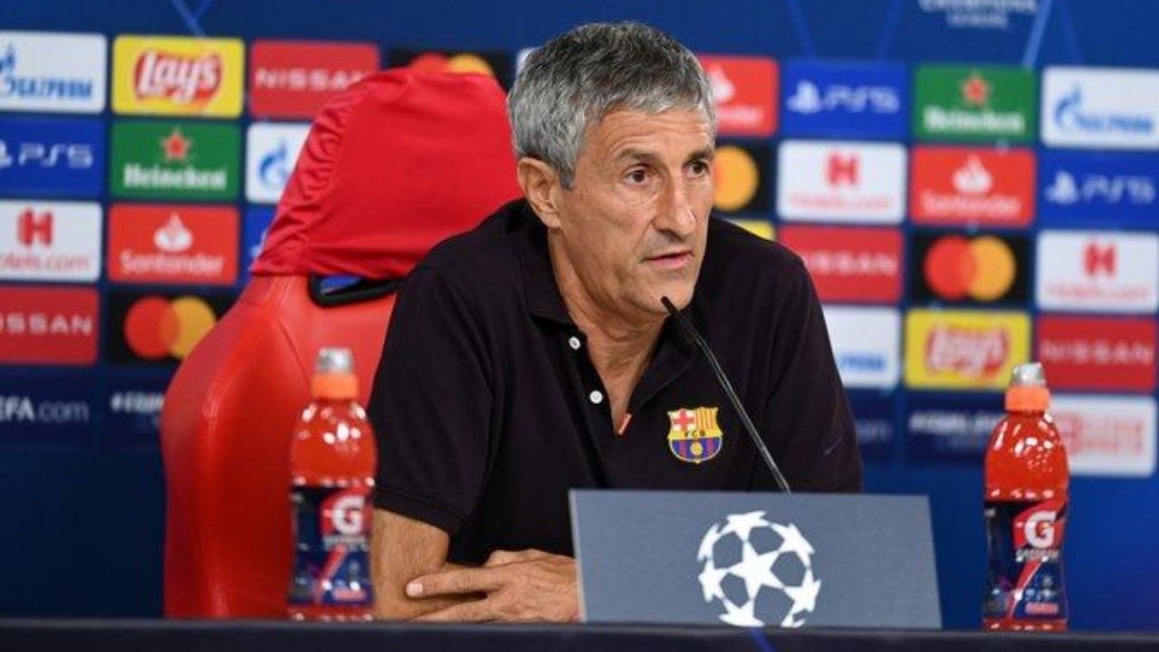Quique Setién sobre el papel de Messi en el Barcelona: Sin la fortaleza del equipo sería menos