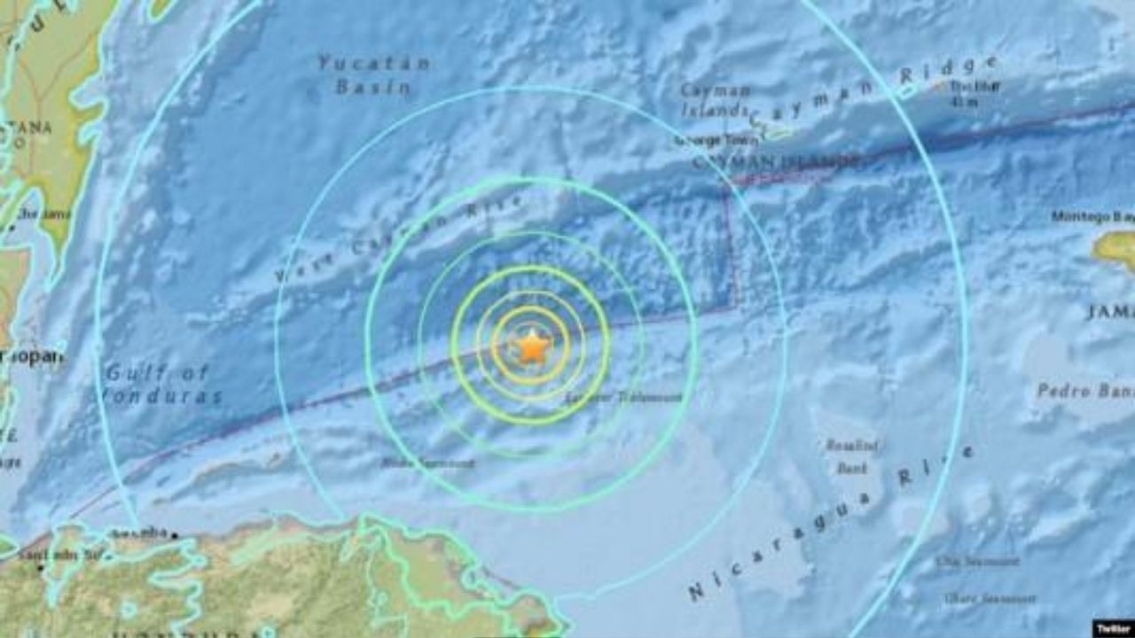 Honduras registra sismo de 5.4 grados que sacudió parte de Trujillo y Guanaja