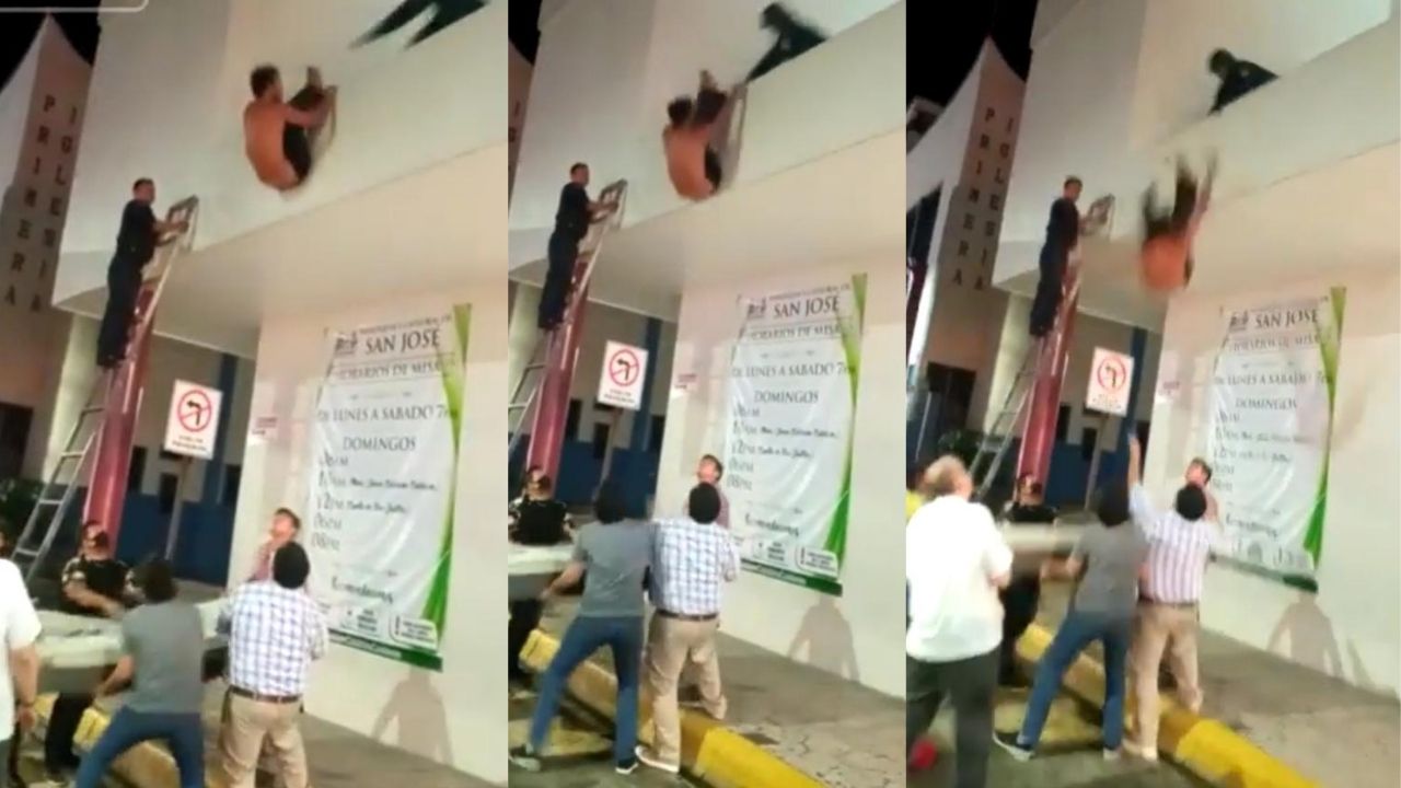 Hondureño se lanza de una catedral de México por no conseguir trabajo y dinero