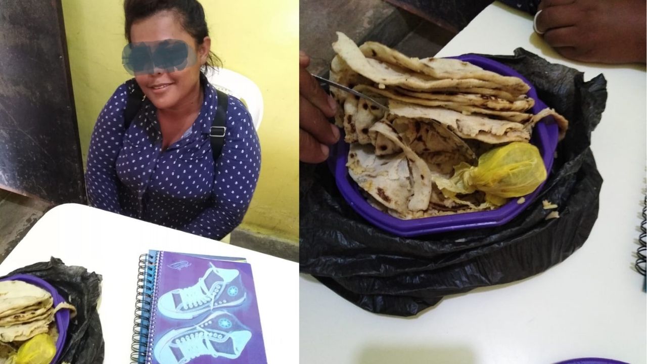 Imagen de Detienen a hondureña que intentó introducir droga oculta en tortillas a la cárcel de Yoro