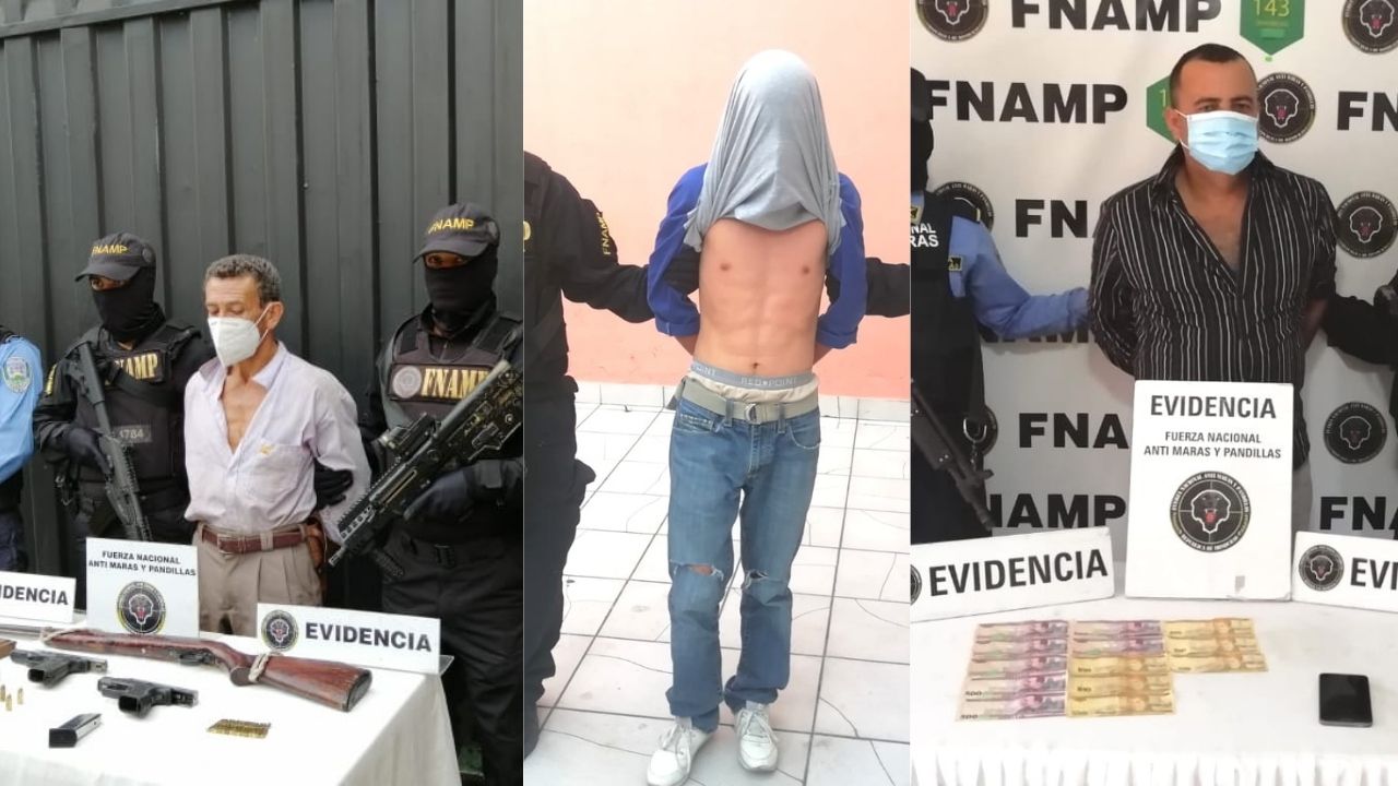 23 integrantes de organizaciones criminales fueron arrestados en Honduras en las últimas horas