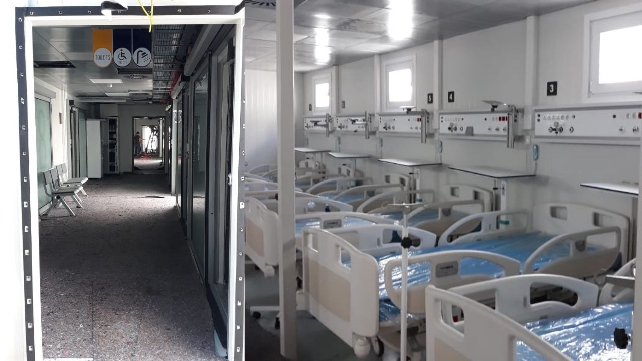 Así avanza la instalación de los hospitales móviles en Tegucigalpa y San Pedro Sula, ¿cuándo estarán listos?
