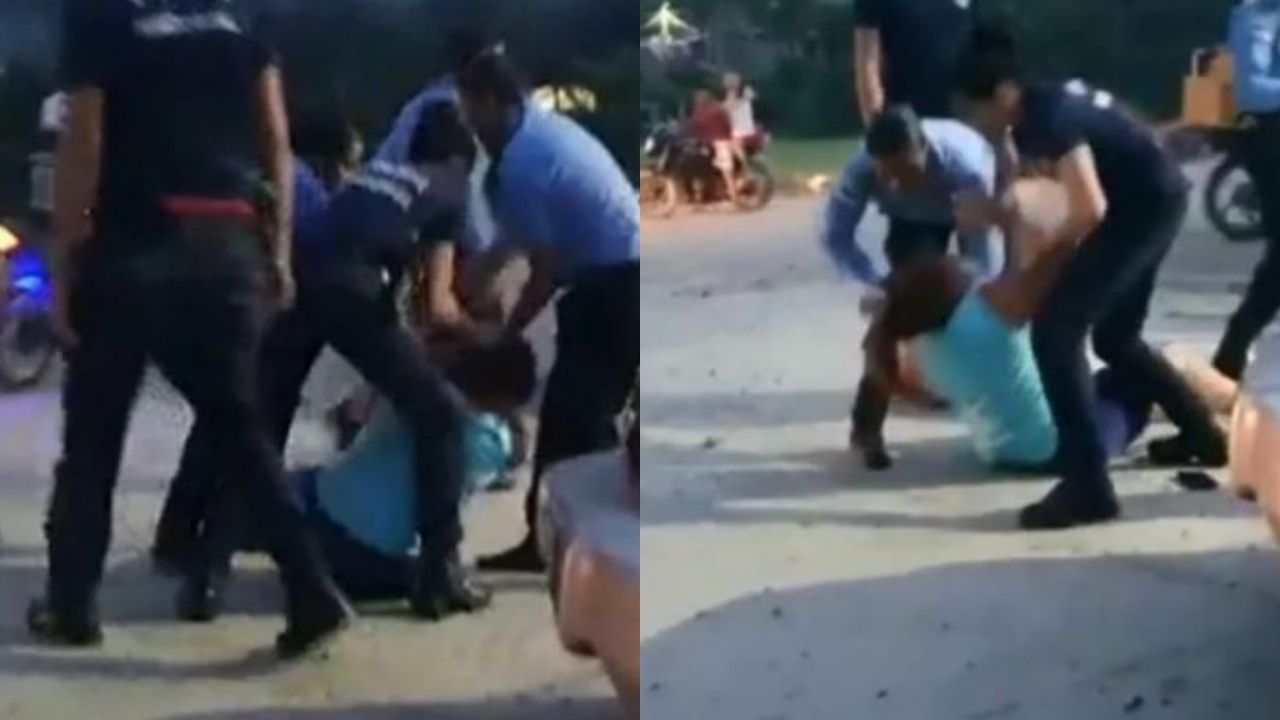 Abogada que denunció ataque policial en Juticalpa, le quitó el arma de fuego a un agente y hasta le mordió un dedo, según autoridades