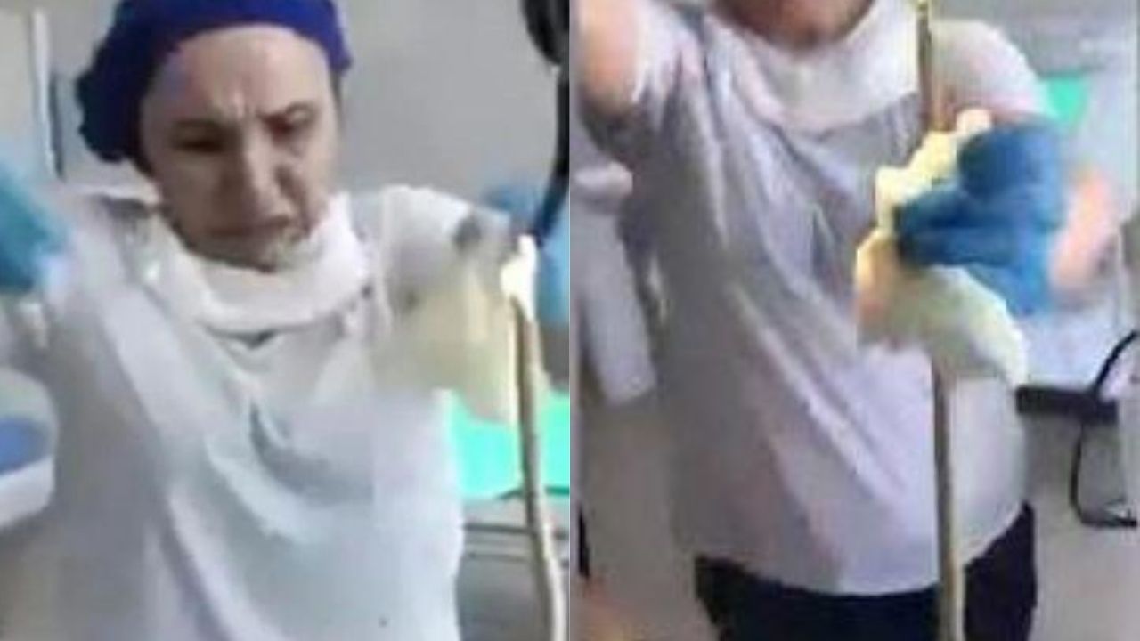 Médicos logran extraer una serpiente de más de un metro de la garganta de una mujer, el vídeo te impactará
