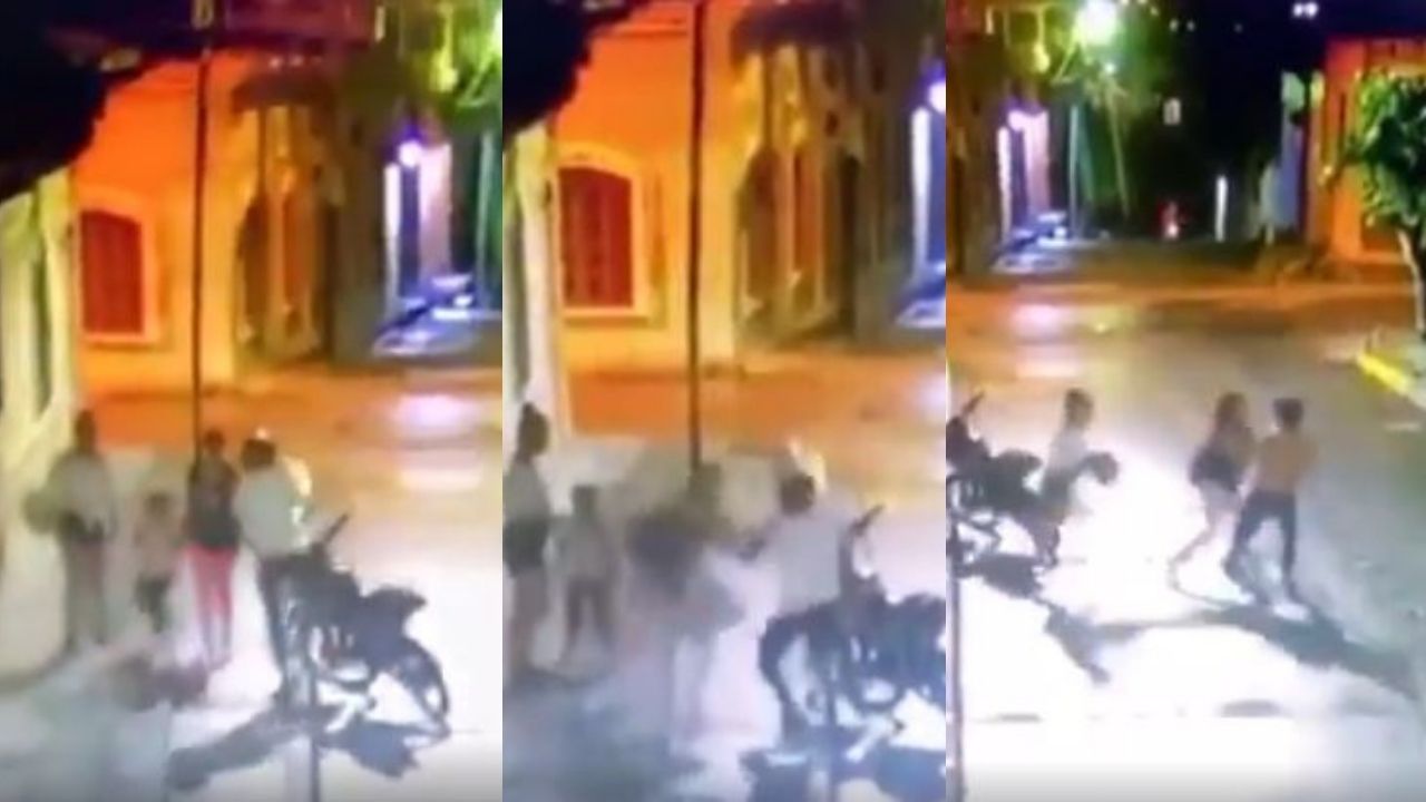 Dos hondureñas se van a los golpes con un sujeto que las intentó asaltar, mira el video