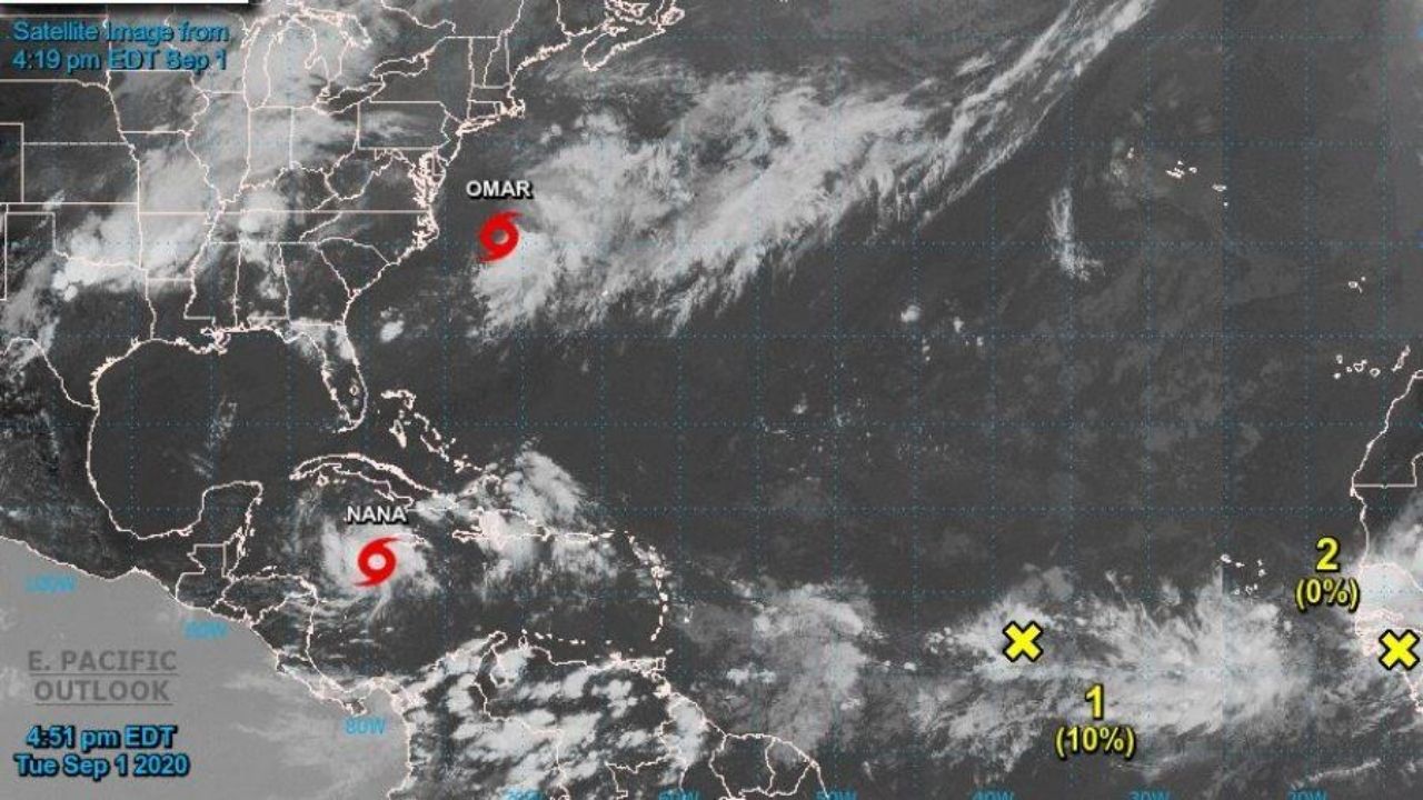 Tormenta Nana podría convertirse en huracán al tocar territorio hondureño el miércoles