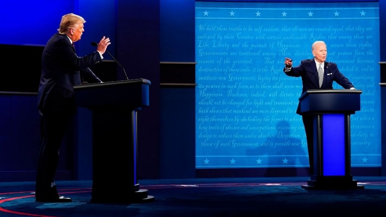 Covid, racismo y violencia, fueron algunos de los temas en el primer debate presidencial de Estados Unidos entre Donald Trump y Joe Biden