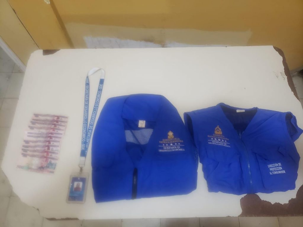 Evidencia decomisada