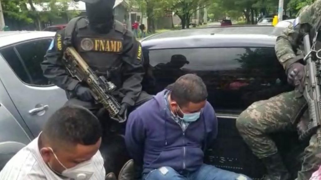 Entre los detenidos hay policías activos y retirados de la Policía Nacional de Honduras