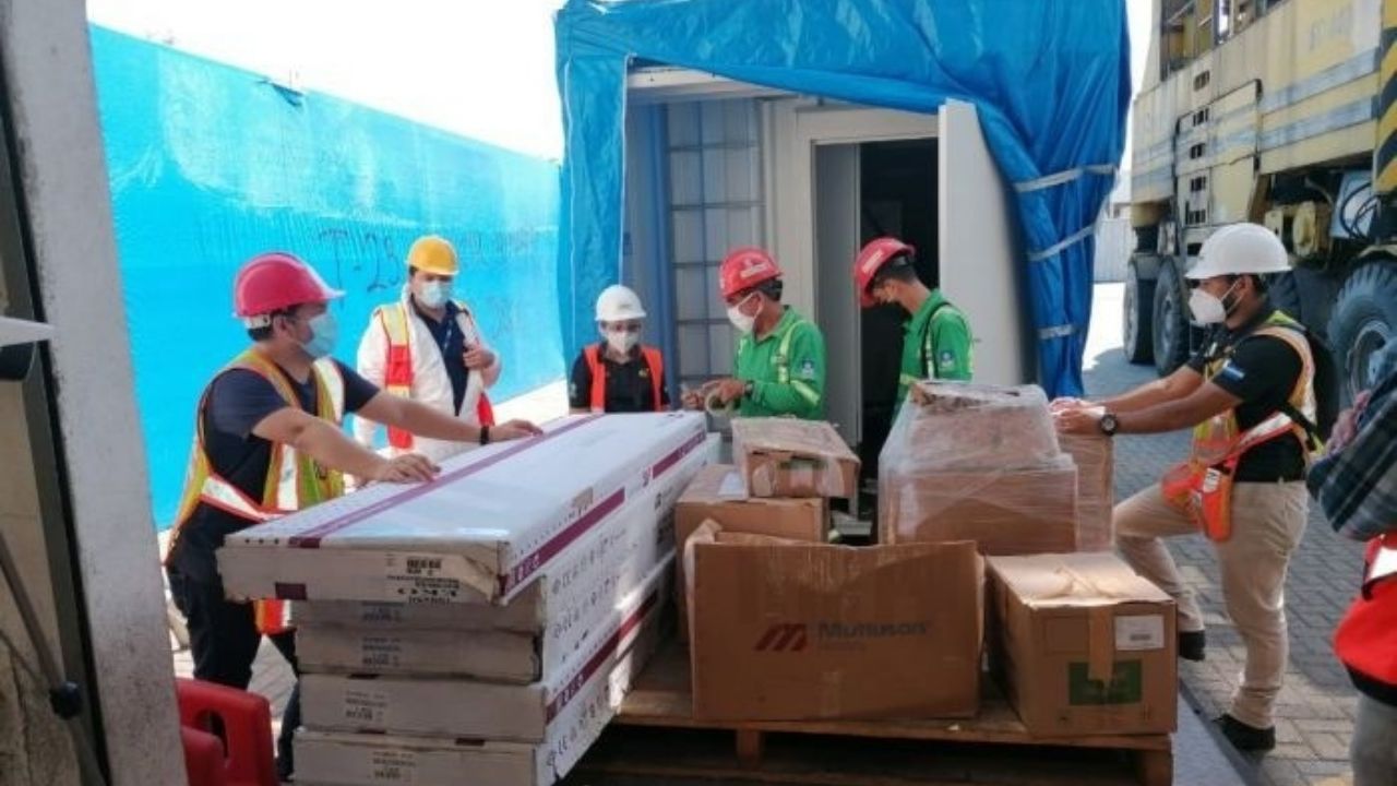 Hospitales móviles de Choluteca y Copán ya están en Puerto Cortés