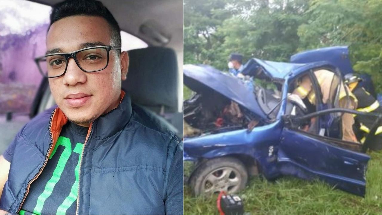 Hondureño falleció en accidente vial cuando regresaba del velatorio de su esposa en La Ceiba
