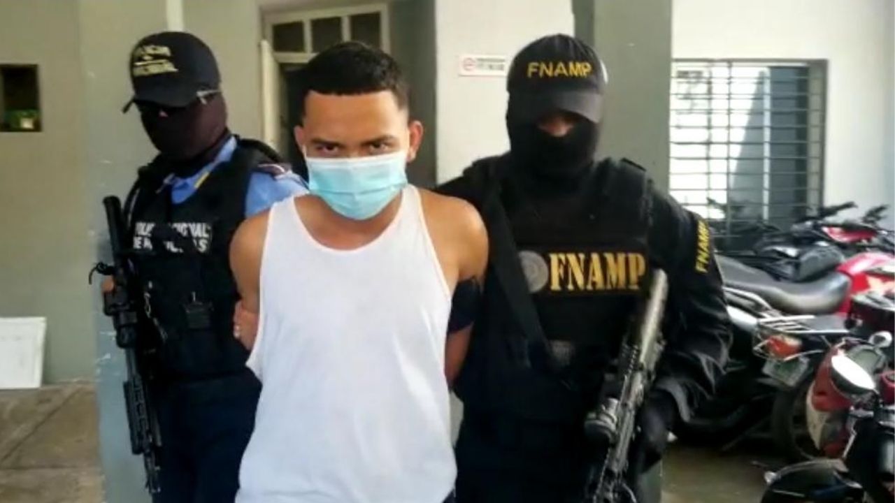 Capturado alias 'El Suicida' supuesto sicario de la Pandilla 18 en San Pedro Sula