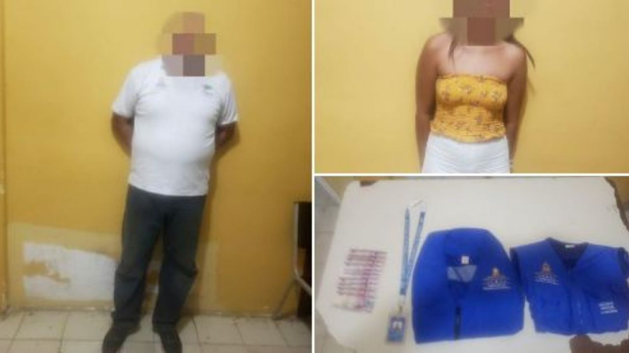 Capturan supuestos empleados de la Secretaría de Desarrollo Económico por cobrar dinero a propietario de negocio