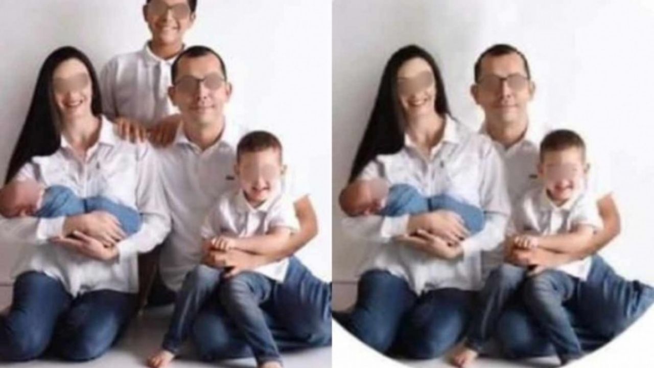 Madrastra pide eliminar la imagen de su hijastro en foto familiar, le llueven las críticas