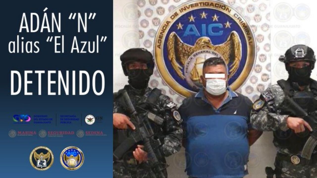 Los delitos que se le atribuyen a alias 'El Azul', el segundo al mando del cártel mexicano Santa Rosa de Lima