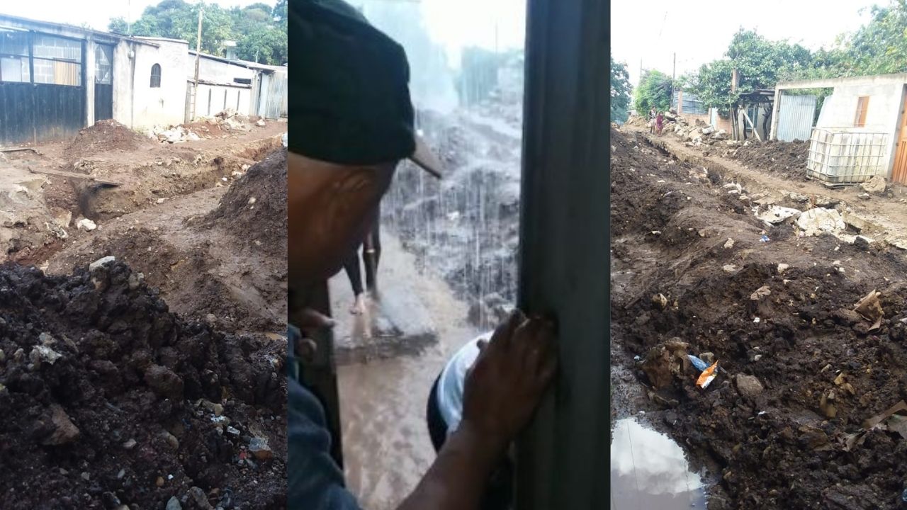 Leve lluvia deja casi incomunicada a la colonia Villa Nueva de Tegucigalpa, vecinos exigen respuesta a la alcaldía