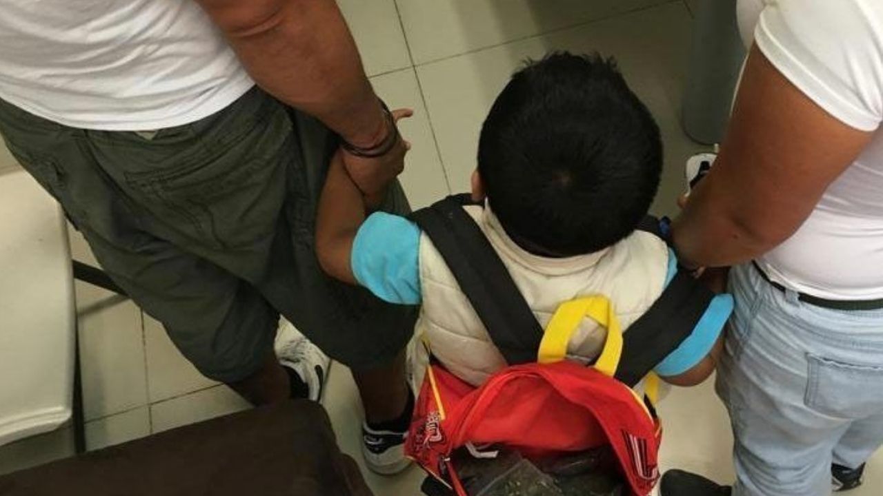 Padres utilizaban a su hijo de 3 años de edad para vender droga en México