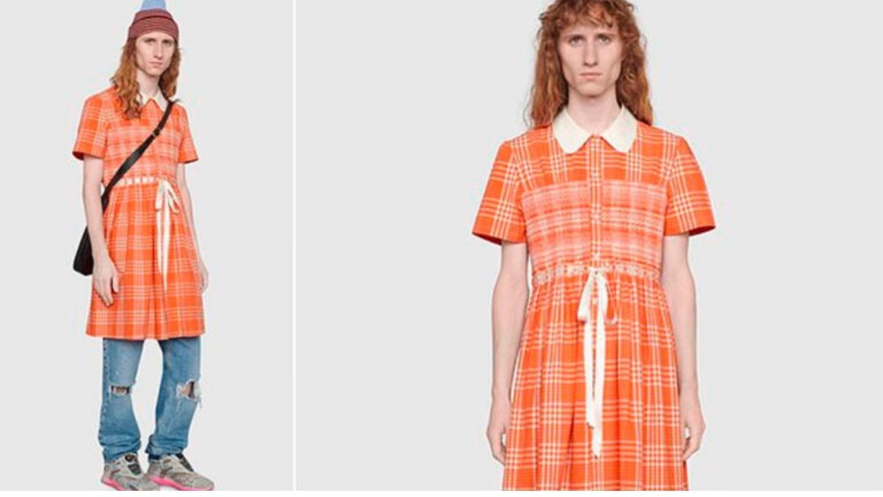Gucci lanza vestido para hombres, inspirado en los años 90, pero el precio es una locura