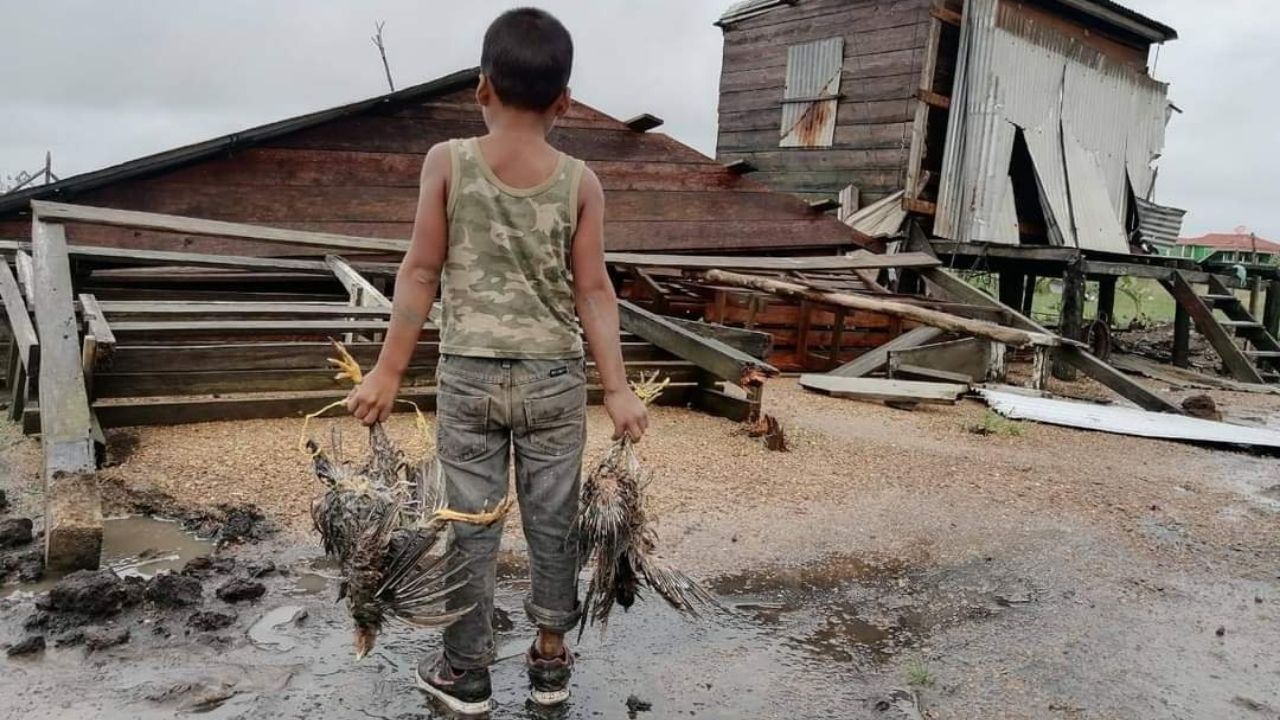Los niños, entre las principales víctimas mortales del meteoro Eta en Honduras