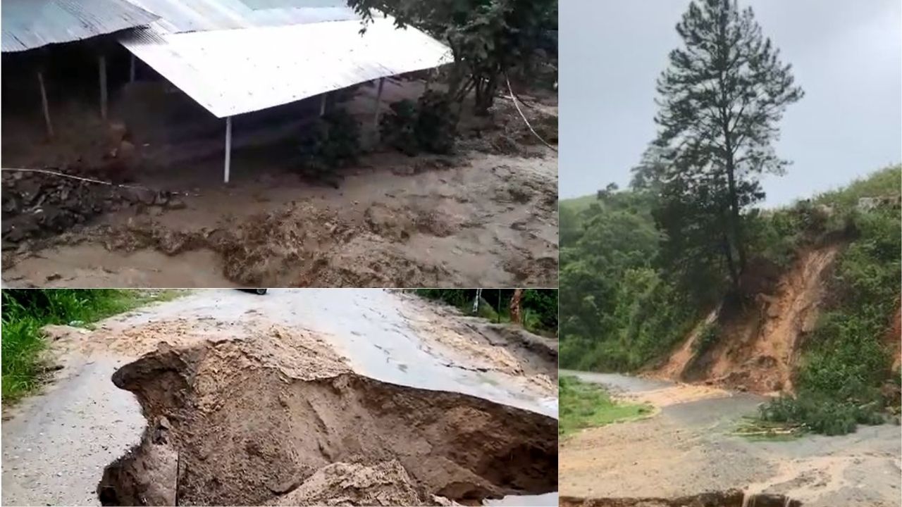 Videos muestran entrada temible de Eta por El Paraíso, Honduras
