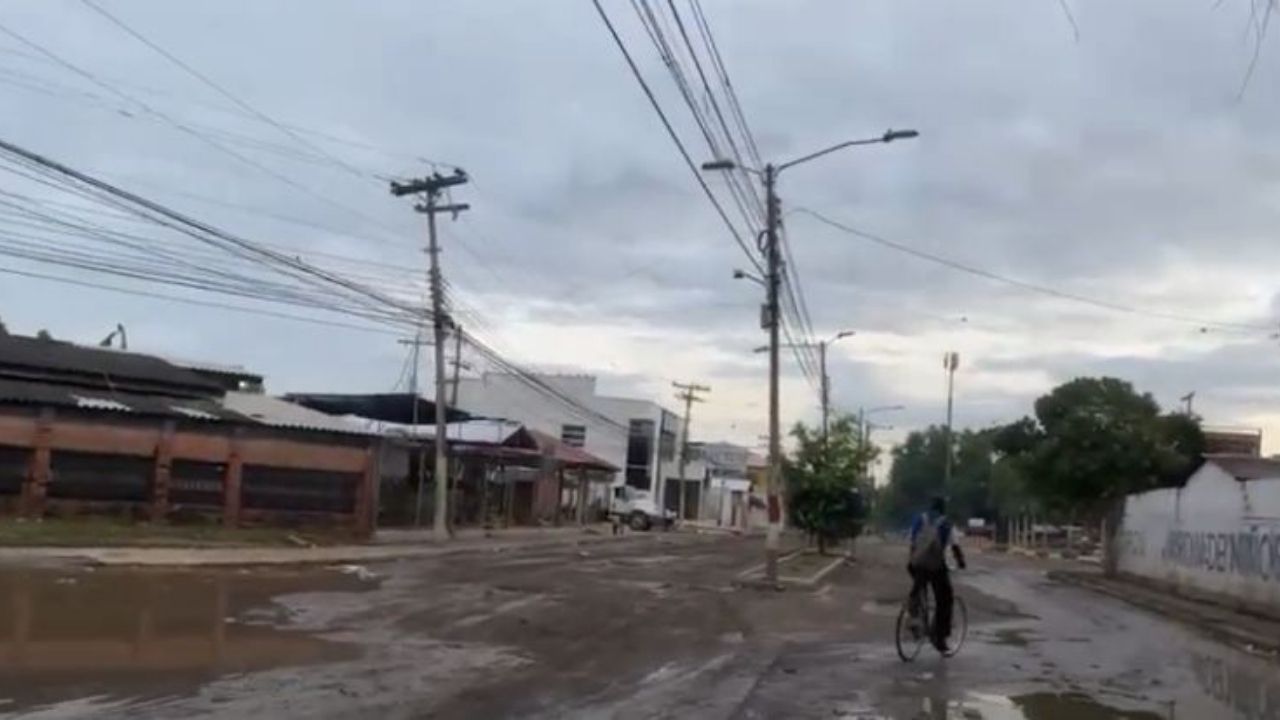 Los vídeos que reflejan cómo La Lima se convirtió en un municipio fantasma por el paso de Eta y aún así se prepara para Iota